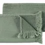 Bath towels - Set of 2 Luna Guest Towels Detox Green 50 X 30 - LA CERISE SUR LE GATEAU