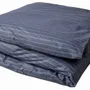 Bed linens - Line duvet cover Blue 220 X 240 - LA CERISE SUR LE GATEAU