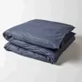 Bed linens - Line duvet cover Blue 220 X 240 - LA CERISE SUR LE GATEAU