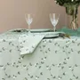 Table linen - Embroidered Linen Tablecloth | VISCHIO Green - GIARDINO SEGRETO