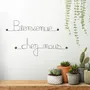 Autres décorations murales - Décoration Murale en Fil de Fer "Bienvenue chez nous" à punaiser - BIJOUX DE MUR