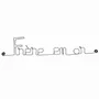 Other wall decoration - Golden Brother Wire Wall Decoration - BIJOUX DE MUR