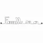 Other wall decoration - Golden Family Wire Wall Decoration - pinnable - BIJOUX DE MUR