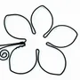 Other wall decoration - Daisy Flower - "Love" - ​​Wire Wall Decoration - BIJOUX DE MUR
