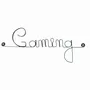 Other wall decoration - Wire Wall Decoration " Gaming ” - to pin - Wall Jewelry - BIJOUX DE MUR