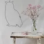 Other wall decoration - Wire Wall Decor\" Owl/Owl Silhouette\ - BIJOUX DE MUR
