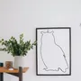 Other wall decoration - Wire Wall Decor\" Owl/Owl Silhouette\ - BIJOUX DE MUR