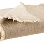 Plaids - Plaid recyclé Bruna Naturel 130 x 180 - MAISON VIVARAISE - SDE VIVARAISE WINKLER