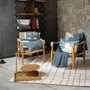 Coussins - Coussin imprimé Taho Vert de gris 40 x 65 - MAISON VIVARAISE - SDE VIVARAISE WINKLER