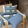 Coussins - Coussin imprimé Taho Vert de gris 40 x 65 - MAISON VIVARAISE - SDE VIVARAISE WINKLER