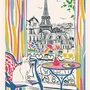 Dish towels - Tea Towel Fenêtre sur Paris Écru 48 X 72 - MAISON VIVARAISE - SDE VIVARAISE WINKLER
