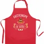 Tabliers de cuisine - Tablier de cuisine enfant Gastronome recyclé Rouge 52 x 63 - MAISON VIVARAISE - SDE VIVARAISE WINKLER