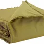 Plaids - Edredon uni Laly Cèdre 85 x 200 - MAISON VIVARAISE - SDE VIVARAISE WINKLER