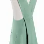 Tabliers de cuisine - Tablier de cuisine japonais recyclé Haru Aqua 78 x 100 - MAISON VIVARAISE - SDE VIVARAISE WINKLER