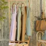 Tabliers de cuisine - Tablier de cuisine japonais recyclé Haru Aqua 78 x 100 - MAISON VIVARAISE - SDE VIVARAISE WINKLER