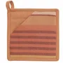 Maniques - Manique 2 en 1 recyclée Yuna Terracotta 20 x 20 - MAISON VIVARAISE - SDE VIVARAISE WINKLER