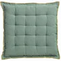 Table linen - Recycled Chair Pad Grace Aqua 40 X 40 X 3 - MAISON VIVARAISE - SDE VIVARAISE WINKLER