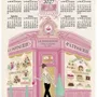 Torchons - Torchon Façade Pâtisserie Calendrier 2027 Ecru 48 x 72 - MAISON VIVARAISE - SDE VIVARAISE WINKLER