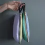 Clutches - Wristlet pouch Tricolo Lilas 14 X 24 - LA CERISE SUR LE GATEAU