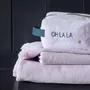 Bath towels - Set of 2 guest towels Luna Lilas 30 X 50 - LA CERISE SUR LE GATEAU