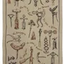Dish towels - Linen tea towel Les sommeliers Naturel 45 X 70 - MAISON VIVARAISE - SDE VIVARAISE WINKLER