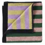 Serviettes de bain - Serviette de toilette Charly Basilic 50 x 100 - LA CERISE SUR LE GATEAU