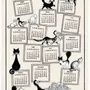 Dish towels - Tea Towel Dubout Calendrier 2027 Écru 48 X 72 - MAISON VIVARAISE - SDE VIVARAISE WINKLER