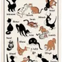 Dish towels - Tea Towel Dubout Chat'tiudes Écru 48 X 72 - MAISON VIVARAISE - SDE VIVARAISE WINKLER