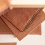 Bath towels - Bora Bath Towel Cacao 50 X 100 - MAISON VIVARAISE - SDE VIVARAISE WINKLER