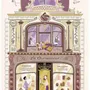 Torchons - Torchon Façade Chocolaterie Ecru 48 x 72 - MAISON VIVARAISE - SDE VIVARAISE WINKLER