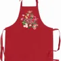 Aprons - Roses Kitchen Apron Rouge 72 X 90 - MAISON VIVARAISE - SDE VIVARAISE WINKLER