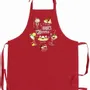 Aprons - Coupes glacées Kitchen Apron Rouge 72 X 90 - MAISON VIVARAISE - SDE VIVARAISE WINKLER