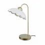 Table lamps - White ceramic and rose-gold metal table lamp, CLARIS - C-CRÉATION | BOUDET