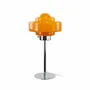 Table lamps - Orange glass and chrome metal table lamp, ZENI - C-CRÉATION | BOUDET