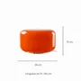 Lampes à poser - Lampe à poser en verre orange, LIVO - C-CRÉATION | BOUDET