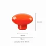 Lampes à poser - Lampe à poser XXL en verre orange, OVALIE - C-CRÉATION | BOUDET