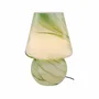 Table lamps - Green marbled-effect XXL glass table lamp, VOLPA - C-CRÉATION | BOUDET
