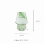 Table lamps - Green marbled-effect XXL glass table lamp, VOLPA - C-CRÉATION | BOUDET