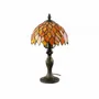 Table lamps - Small orange mosaic glass and zinc table lamp, TIFFANY CAMILLE - C-CRÉATION | BOUDET