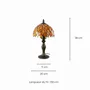Table lamps - Small orange mosaic glass and zinc table lamp, TIFFANY CAMILLE - C-CRÉATION | BOUDET