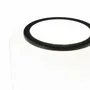 Lampes à poser - Lampe à poser en verre blanc et métal noir, TEORA - C-CRÉATION | BOUDET