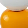 Lampes à poser - Lampe à poser en métal orange et verre opalin, PETITE DAME - C-CRÉATION | BOUDET