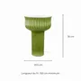 Lampes à poser - Lampe à poser en verre strié vert, NEMONE - C-CRÉATION | BOUDET