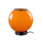 Lampes à poser - Lampe à poser en verre orange et métal, SILÉA - C-CRÉATION | BOUDET