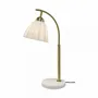 Lampes à poser - Lampe à poser en céramique blanche, métal et marbre, NALIA - C-CRÉATION | BOUDET