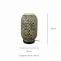 Lampes à poser - Lampe à poser en bambou bicolore et métal noir, MINELLE - C-CRÉATION | BOUDET