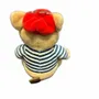 Soft toy - Louis le Bouledogue Français 12cm Keyring - LE PIGEON PARISIEN