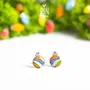 Retro Rainbow Bauble Studs - PINTONIK