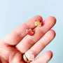 Autumn Leaves Mismatched Studs - PINTONIK