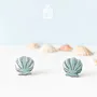 Scallop Shells Stud Earrings - PINTONIK